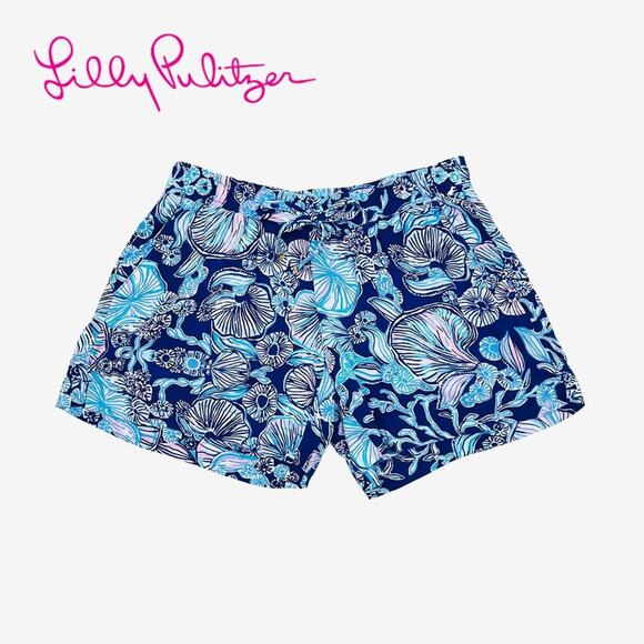 Lilly Pulitzer Katia Short Size XXS Lapis Lazuli Preppy Coastal Beachy Summer - Picture 10 of 10